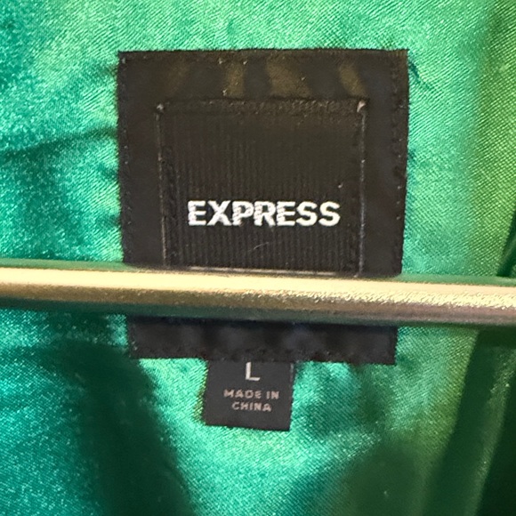Express Women's Green Utility Jacket. Size L. Like new - Picture 2 of 3